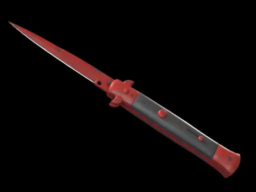 ★ Stiletto Knife | Crimson Web (Minimal Wear)