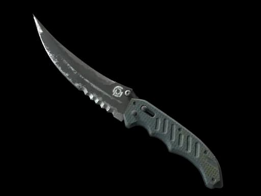 ★ StatTrak™ Flip Knife | Night (Battle-Scarred)