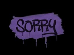 Sealed Graffiti | Sorry (Monster Purple)