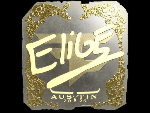 Sticker | EliGE (Gold) | Austin 2025