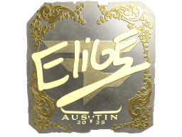 Sticker | EliGE (Gold) | Austin 2025