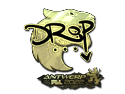 Sticker | drop (Gold) | Antwerp 2022