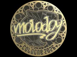 Sticker | molodoy (Gold) | Cologne 2026