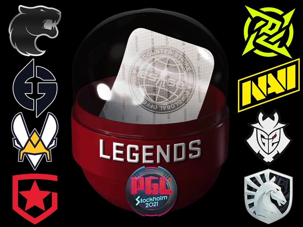 Stockholm 2021 Legends Sticker Capsule