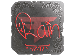 Sticker | rain (Foil) | Austin 2025
