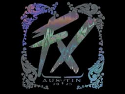 Sticker | Fluxo (Holo) | Austin 2025