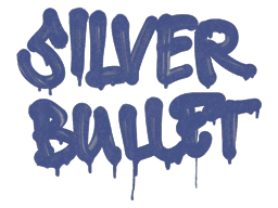 Sealed Graffiti | Silver Bullet (SWAT Blue)