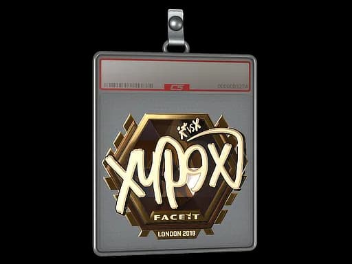 Sticker Slab | Xyp9x (Gold) | London 2018