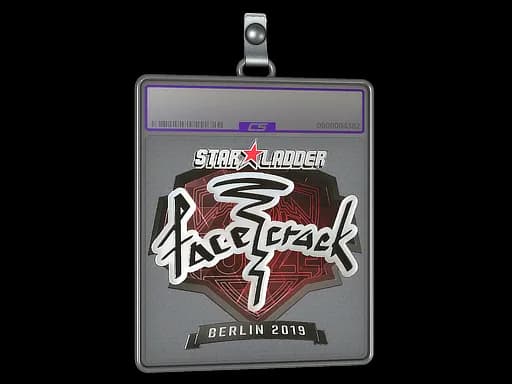 Sticker Slab | facecrack (Foil) | Berlin 2019