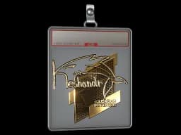 Sticker Slab | keshandr (Gold) | Boston 2018