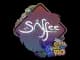 Sticker | saffee (Glitter) | Rio 2022 CS2 skin