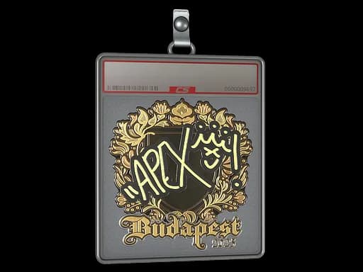 Sticker Slab | apEX (Gold) | Budapest 2025