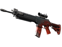 SG 553 | Darkwing (Battle-Scarred)