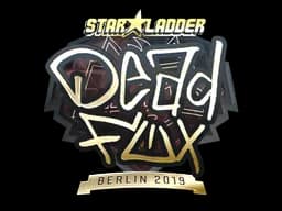 Sticker | DeadFox (Gold) | Berlin 2019