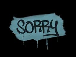 Sealed Graffiti | Sorry (Wire Blue)