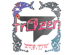 Sticker | frozen (Holo) | Austin 2025
