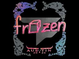 Sticker | frozen (Holo) | Austin 2025