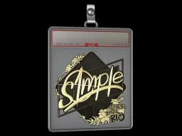 Sticker Slab | s1mple (Gold) | Rio 2022