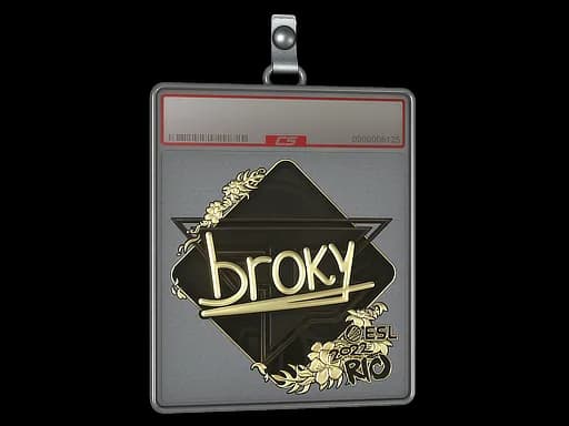 Sticker Slab | broky (Gold) | Rio 2022