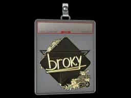 Sticker Slab | broky (Gold) | Rio 2022