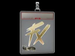 Sticker Slab | Fluxo (Gold) | Paris 2023