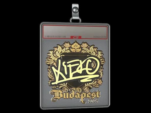 Sticker Slab | xiELO (Gold) | Budapest 2025