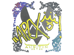 Sticker | apEX (Holo) | Austin 2025