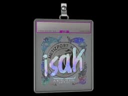Sticker Slab | isak (Holo) | Austin 2025