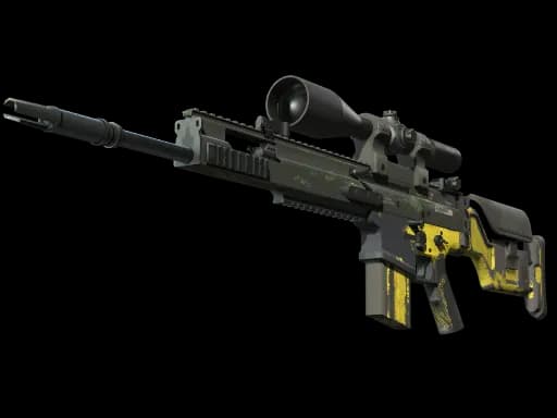 StatTrak™ SCAR-20 | Jungle Slipstream (Battle-Scarred)