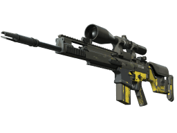 StatTrak™ SCAR-20 | Jungle Slipstream (Battle-Scarred)
