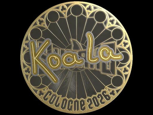 Sticker | koala (Gold) | Cologne 2026