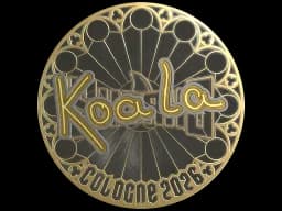 Sticker | koala (Gold) | Cologne 2026