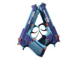 StatTrak™ Dual Berettas | Hydro Strike (Field-Tested)