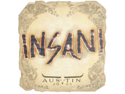 Sticker | insani | Austin 2025