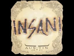Sticker | insani | Austin 2025
