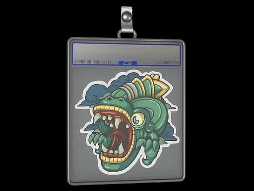 Sticker Slab | Baby Fire Serpent