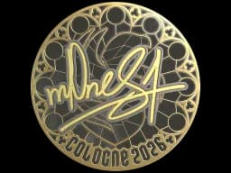 Sticker | m0NESY (Gold) | Cologne 2026