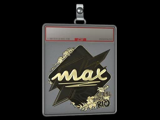 Sticker Slab | max (Gold) | Rio 2022