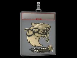 Sticker Slab | drop (Gold) | Antwerp 2022