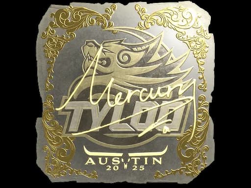 Sticker | Mercury (Gold) | Austin 2025