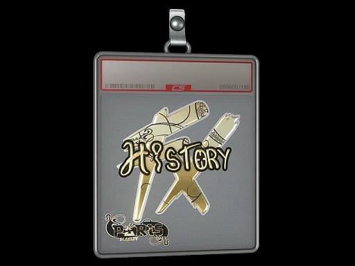 Sticker Slab | History (Gold) | Paris 2023