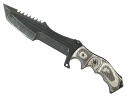 ★ StatTrak™ Huntsman Knife | Black Laminate (Well-Worn)