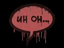 Sealed Graffiti | Uh Oh (Blood Red)