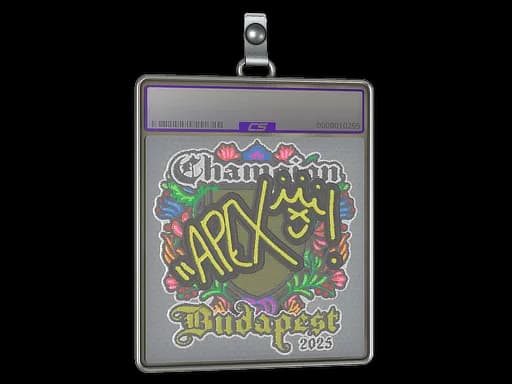 Sticker Slab | apEX (Embroidered, Champion) | Budapest 2025