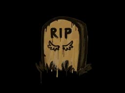 Sealed Graffiti | Tombstone (Desert Amber)