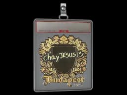Sticker Slab | chayJESUS (Gold) | Budapest 2025