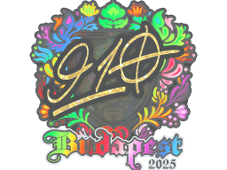 Sticker | 910 (Holo) | Budapest 2025