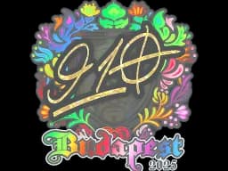 Sticker | 910 (Holo) | Budapest 2025
