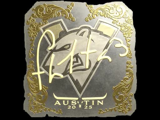 Sticker | FL1T (Gold) | Austin 2025