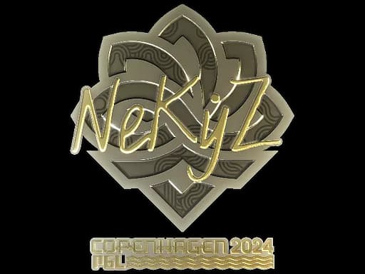 Sticker | NEKiZ (Gold) | Copenhagen 2024